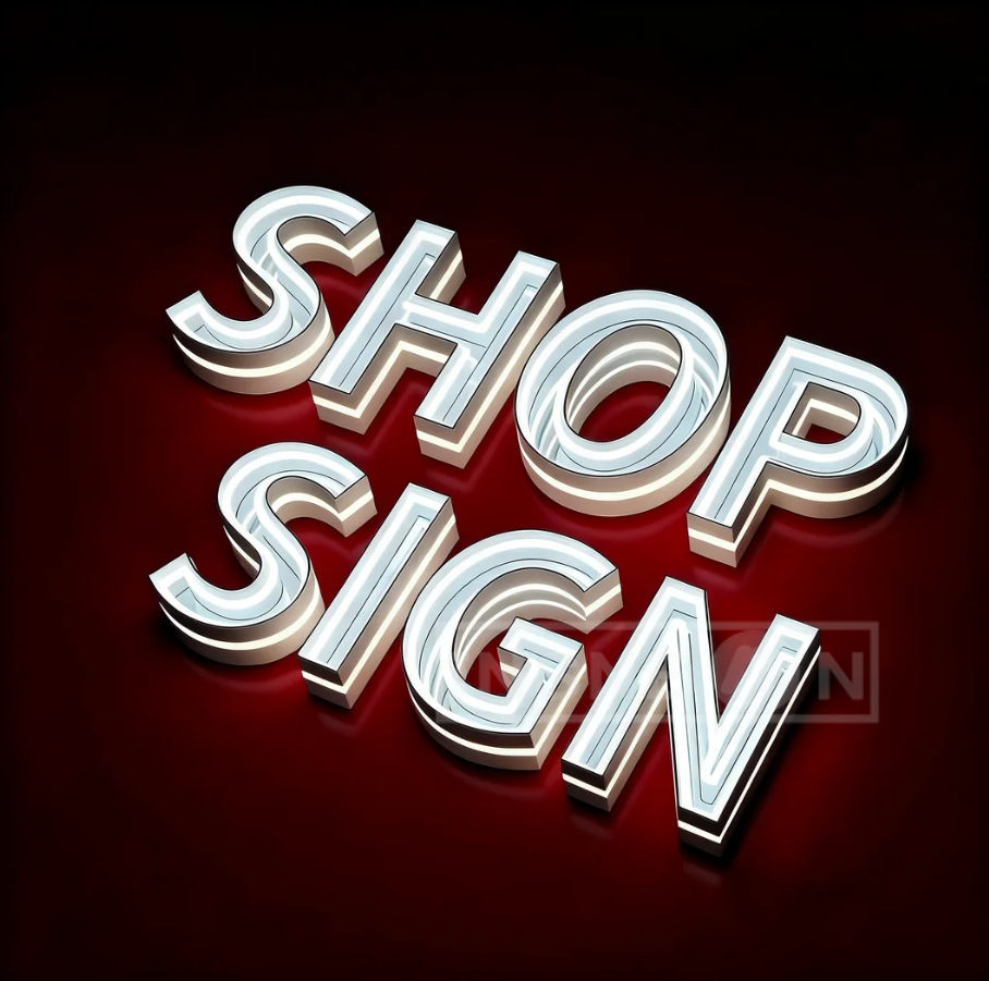 Neon Sign Custom Led - Shop Mirror Sign Custom Infinity Mirror