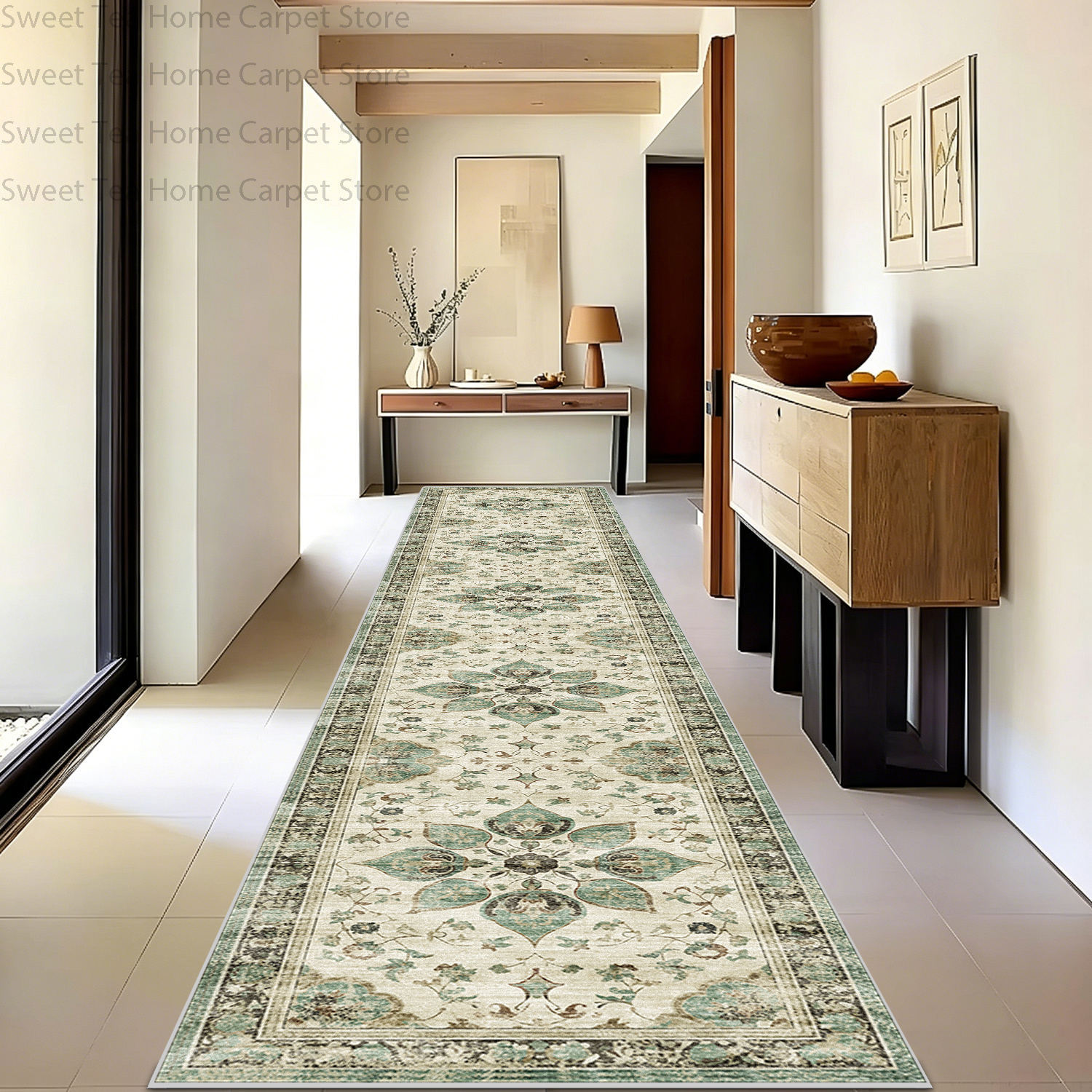 Garage Lighting Decor - Bohemian Oriental Retro Style Hall Long