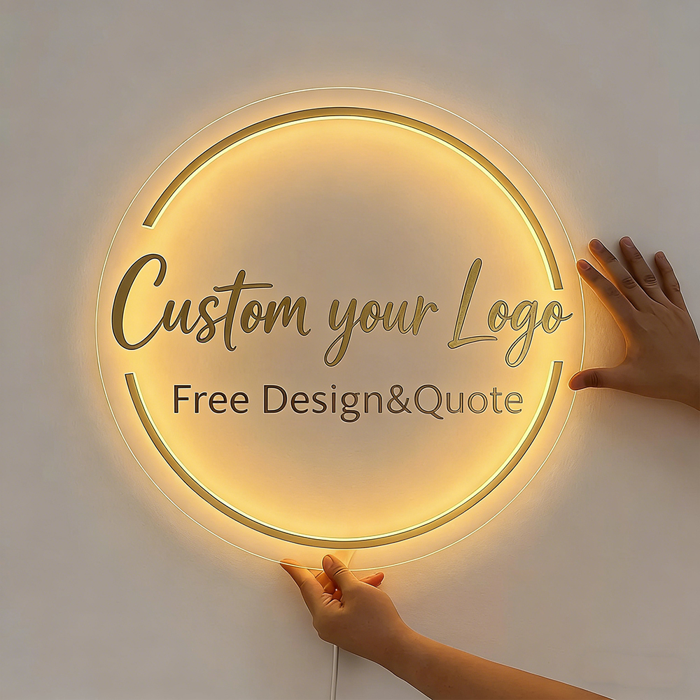 Neon Sign Custom Led - Custom Acrylic Sign Personalise Signboard Business
