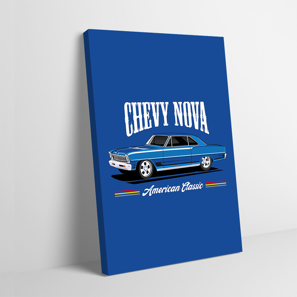 Nova Decor & Lighting Juletrelys - Chevy Nova Classic Cars Printing Poster