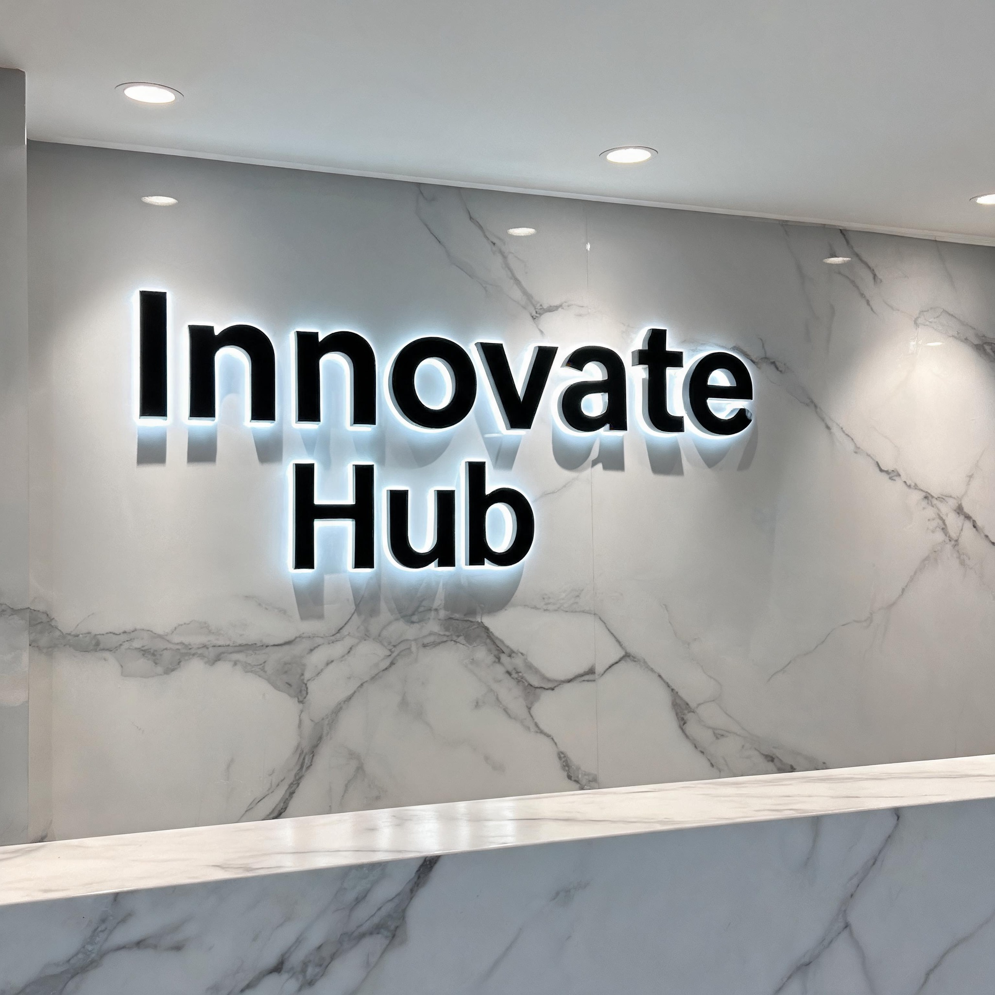 Lighting Decor Company - Custom 3D LED Backlit Letters Sign