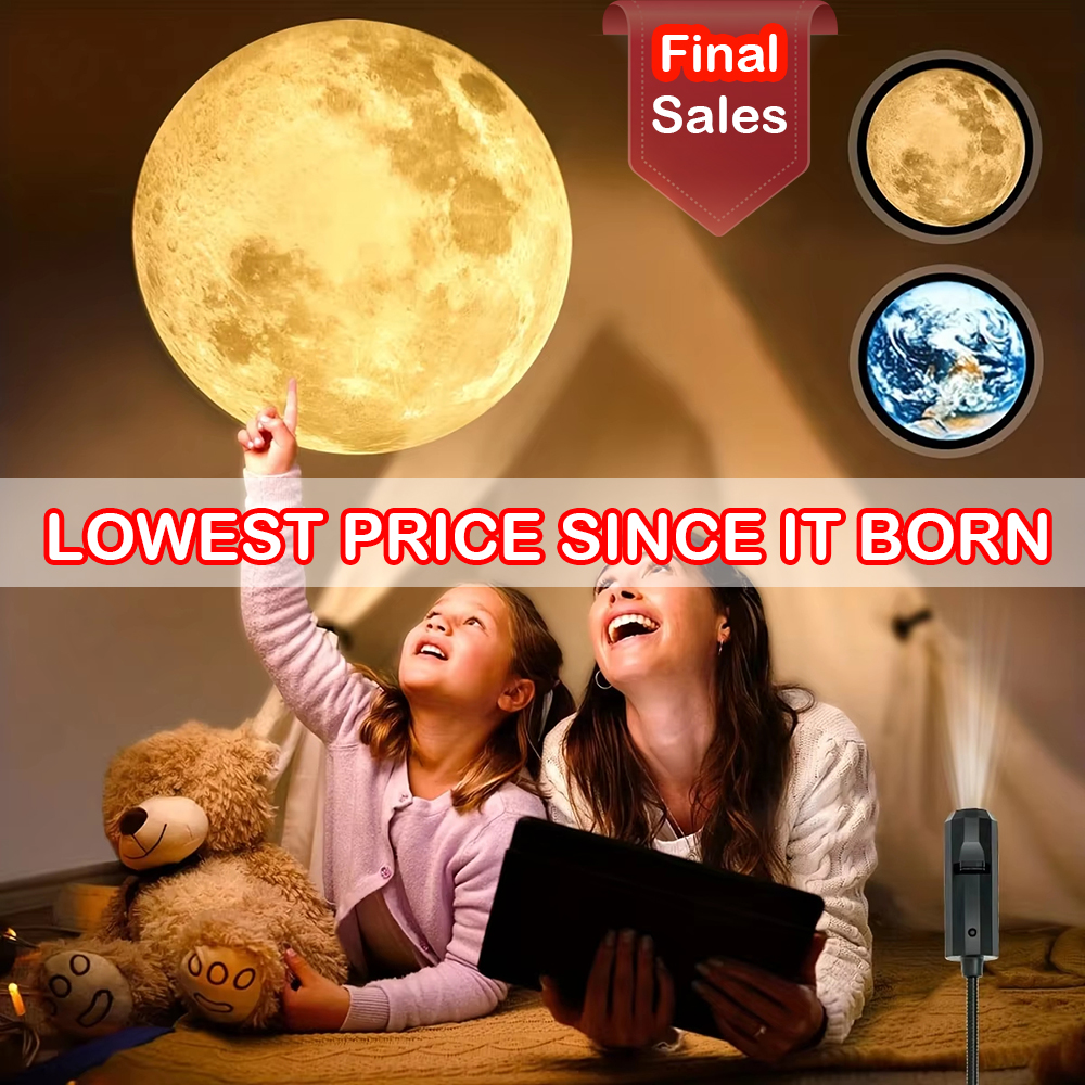 Lighting Room Decor Photo - Moon Earth Projector Light USB Projector