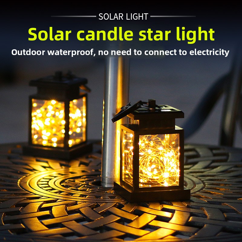 Decor Lighting Floor Lamps - Olar Palace Lantern Outdoor Solar Lights