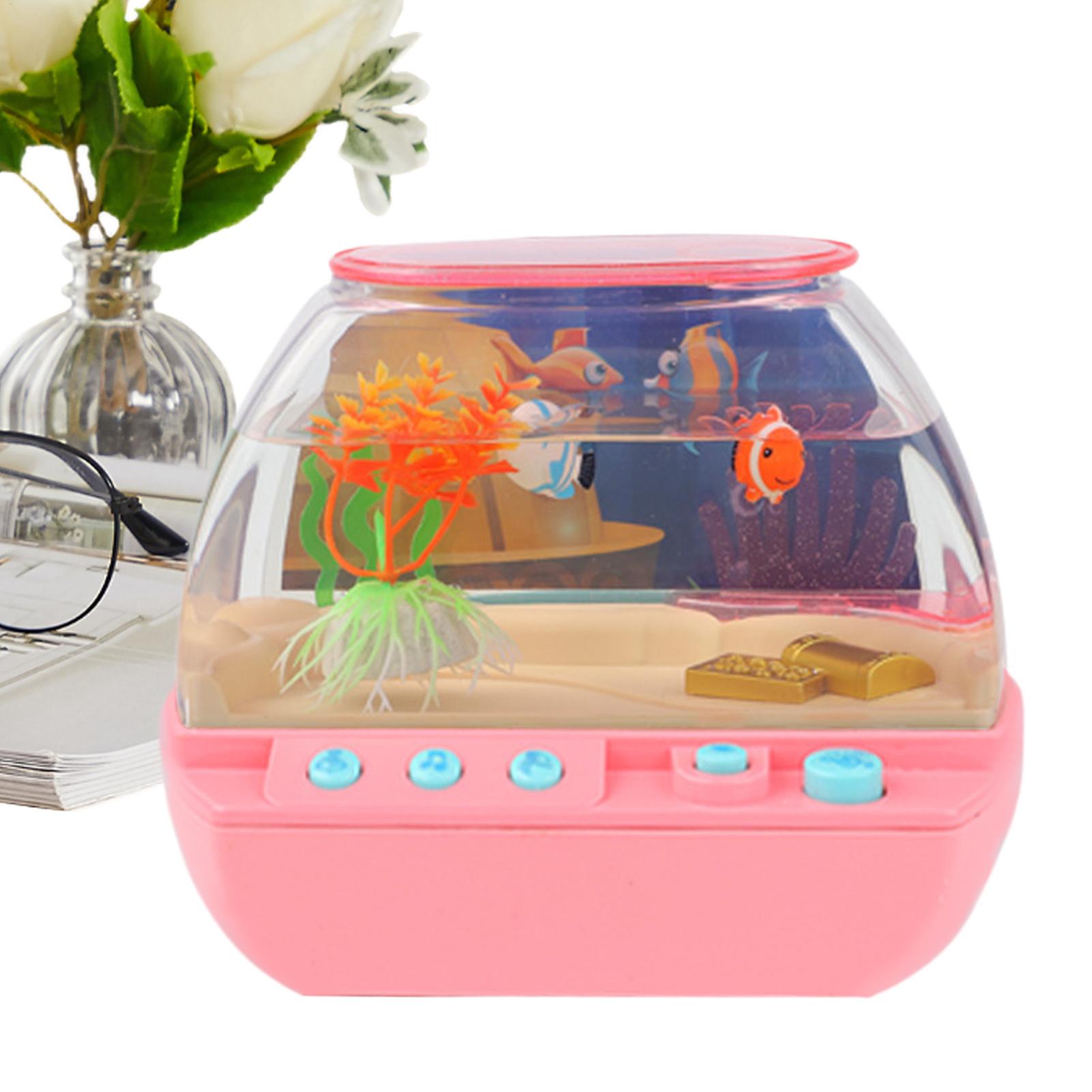 Lighting Decor Home - Toy Fish Tank Home Decoration With