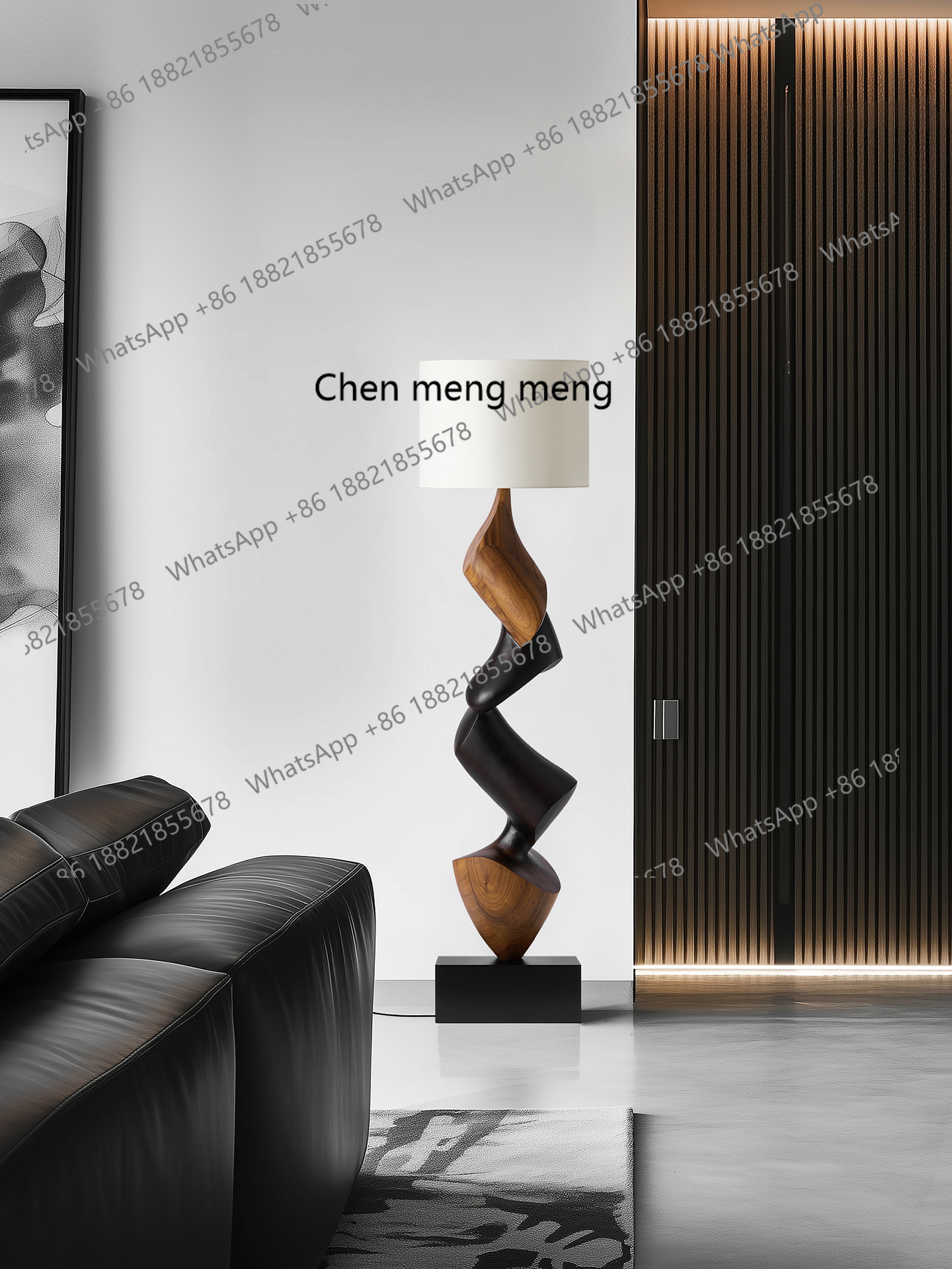 Decor Lighting Floor Lamps - Designer Italian minimalist solid wood floor
