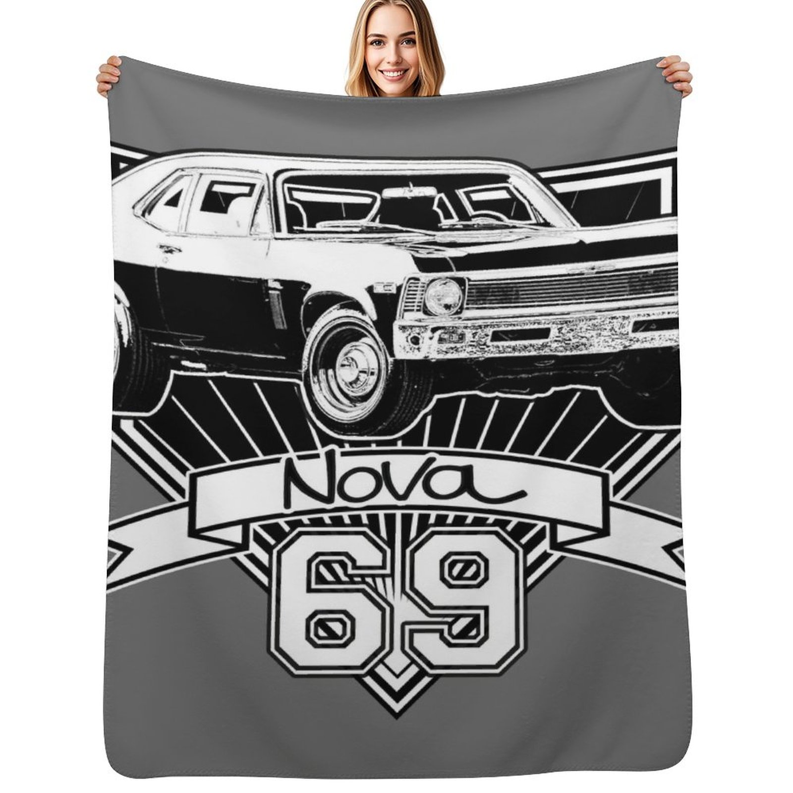 Nova Decor & Lighting Juletrelys - 1969 Nova Throw Blanket Soft Home