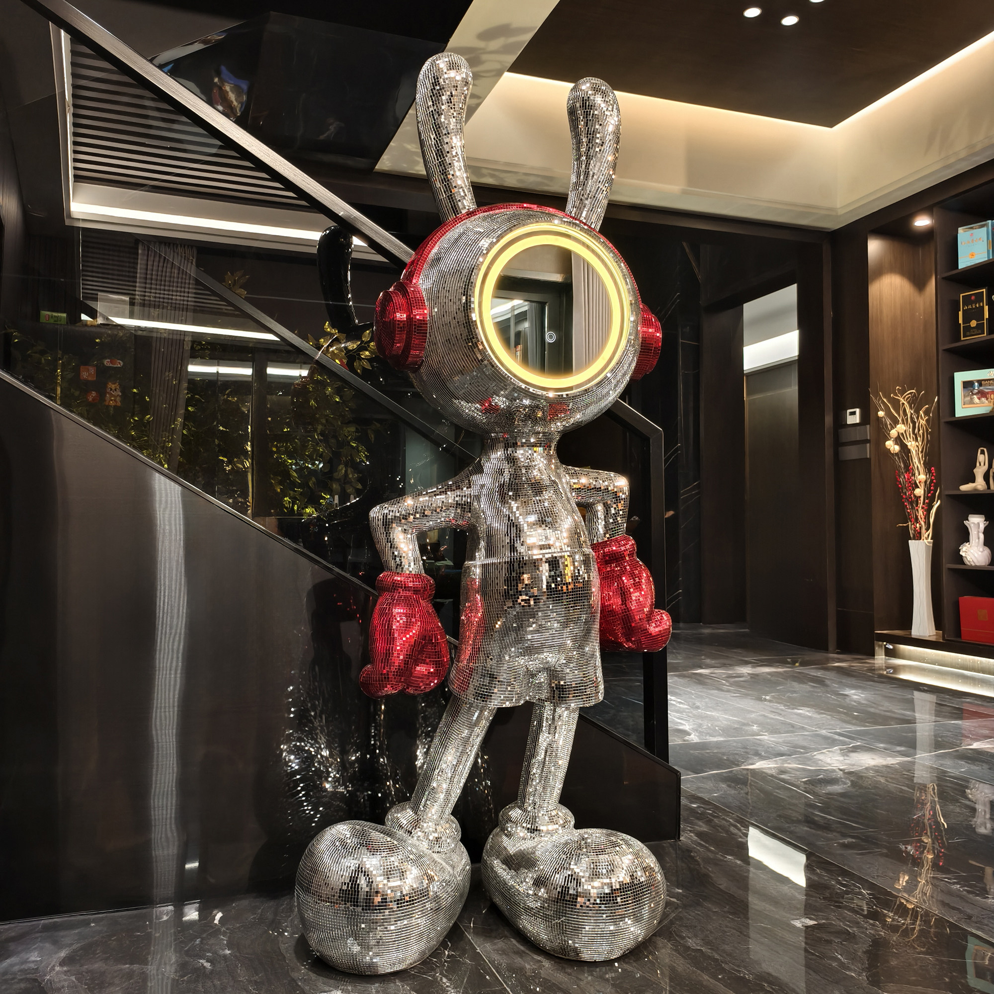 Lighting Decor Company - Space Rabbit Mickey Floor Standing Large