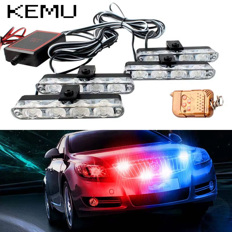 Touch Dimmer Lamp - Car Front Grille Strobe Warning Light