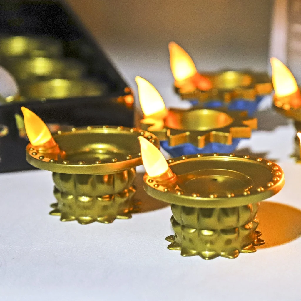 Lighting Decoration For Diwali - LED Candle Lamp Diwali Simulation Deepavali