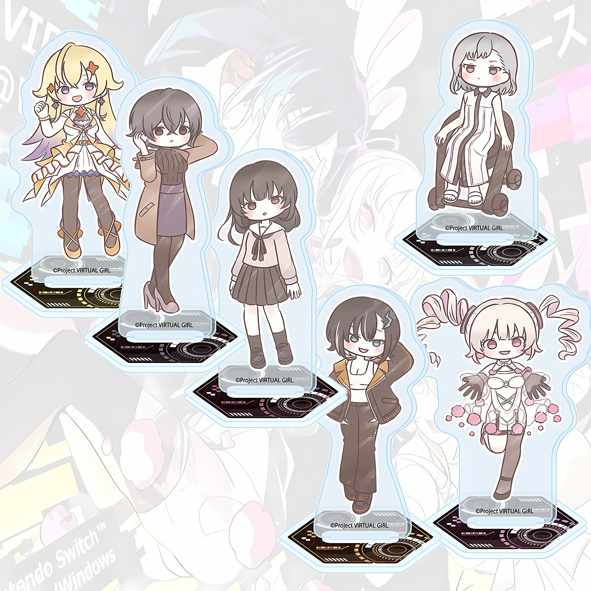 Nova Decor & Lighting Juletrelys - Anime Virtual Girl @ World's End