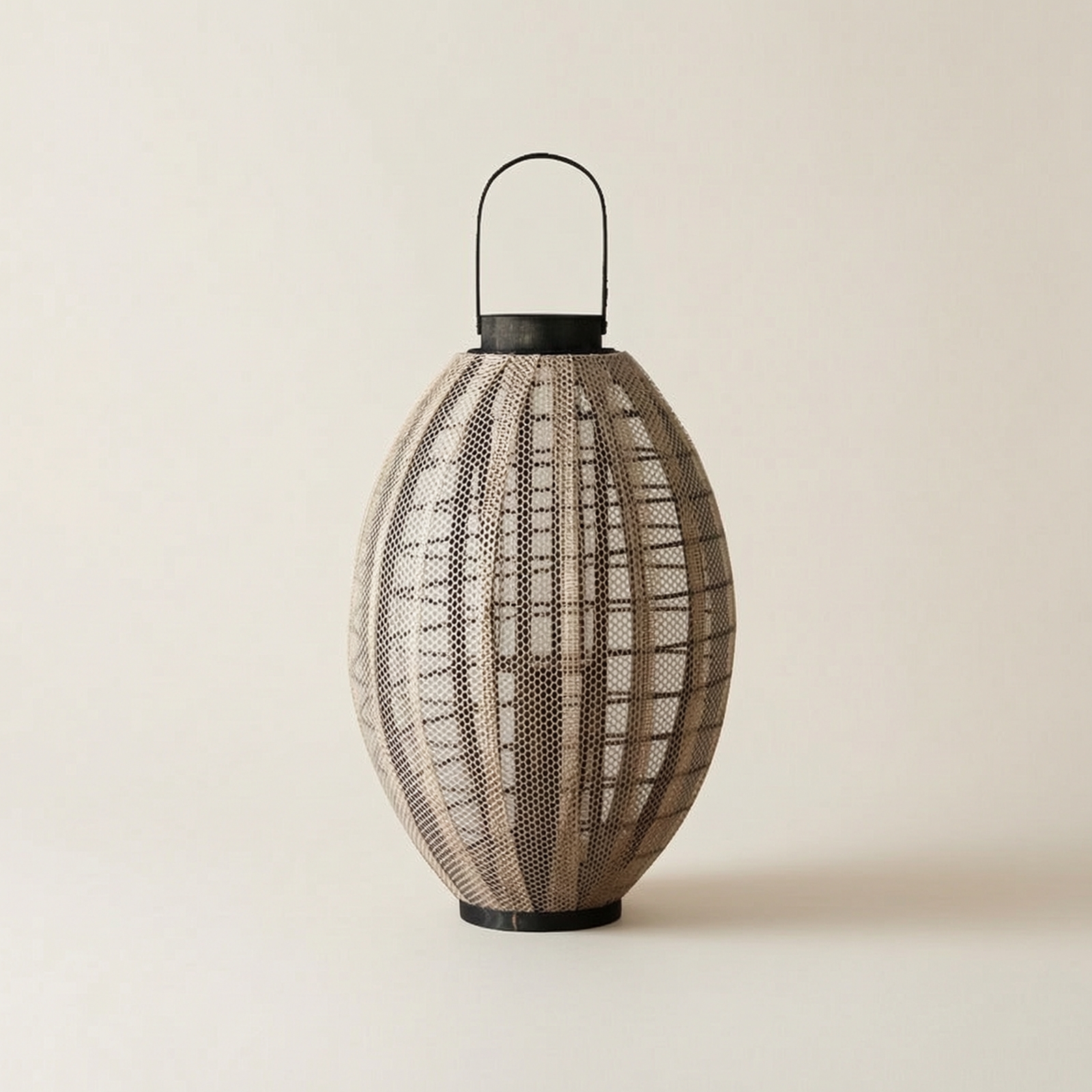 Decor Lighting Floor Lamps - Woven Floor Lantern Decorative Standing Lantern