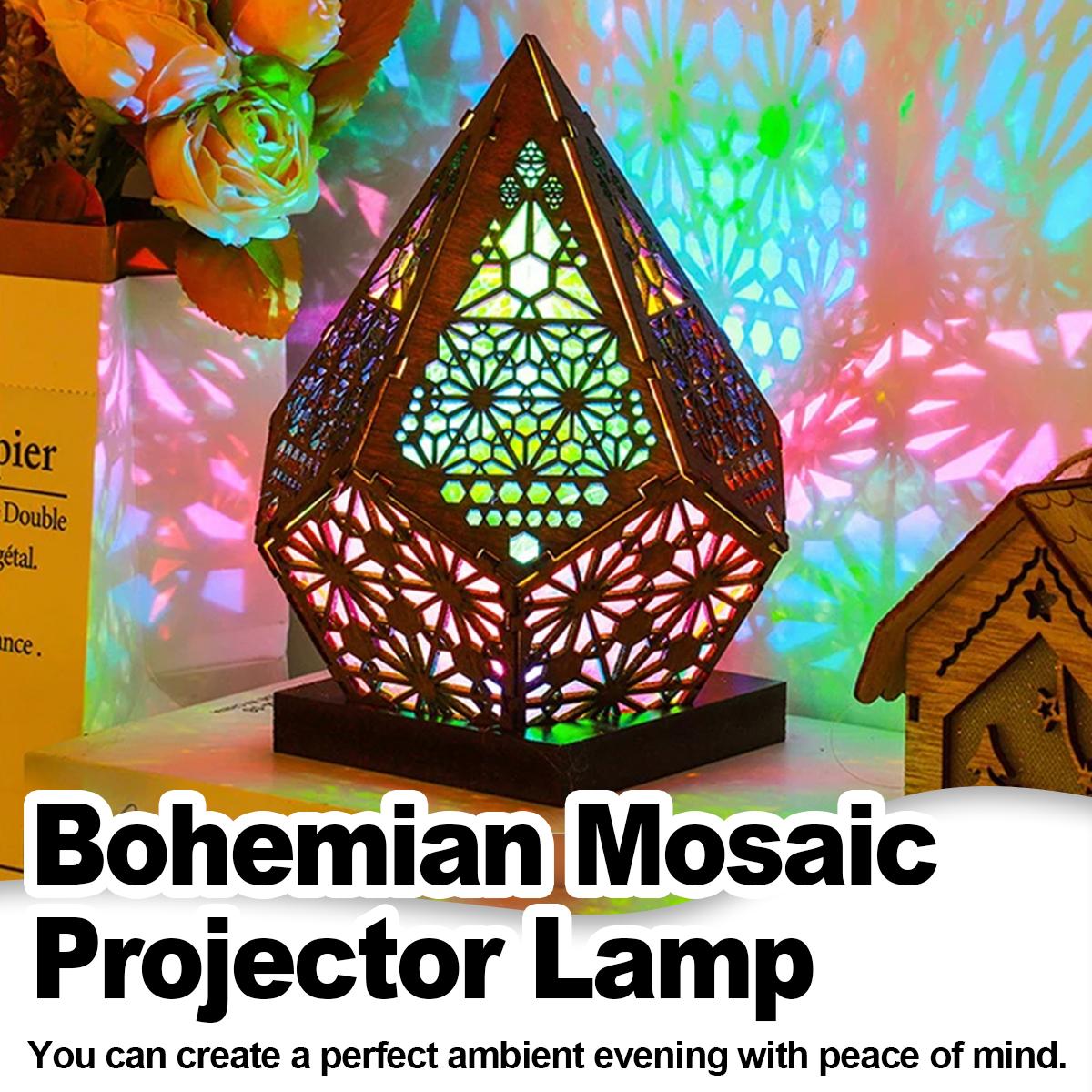 Decor Lighting Floor Lamps - Usb Bohemian Led Projection Table Lamp