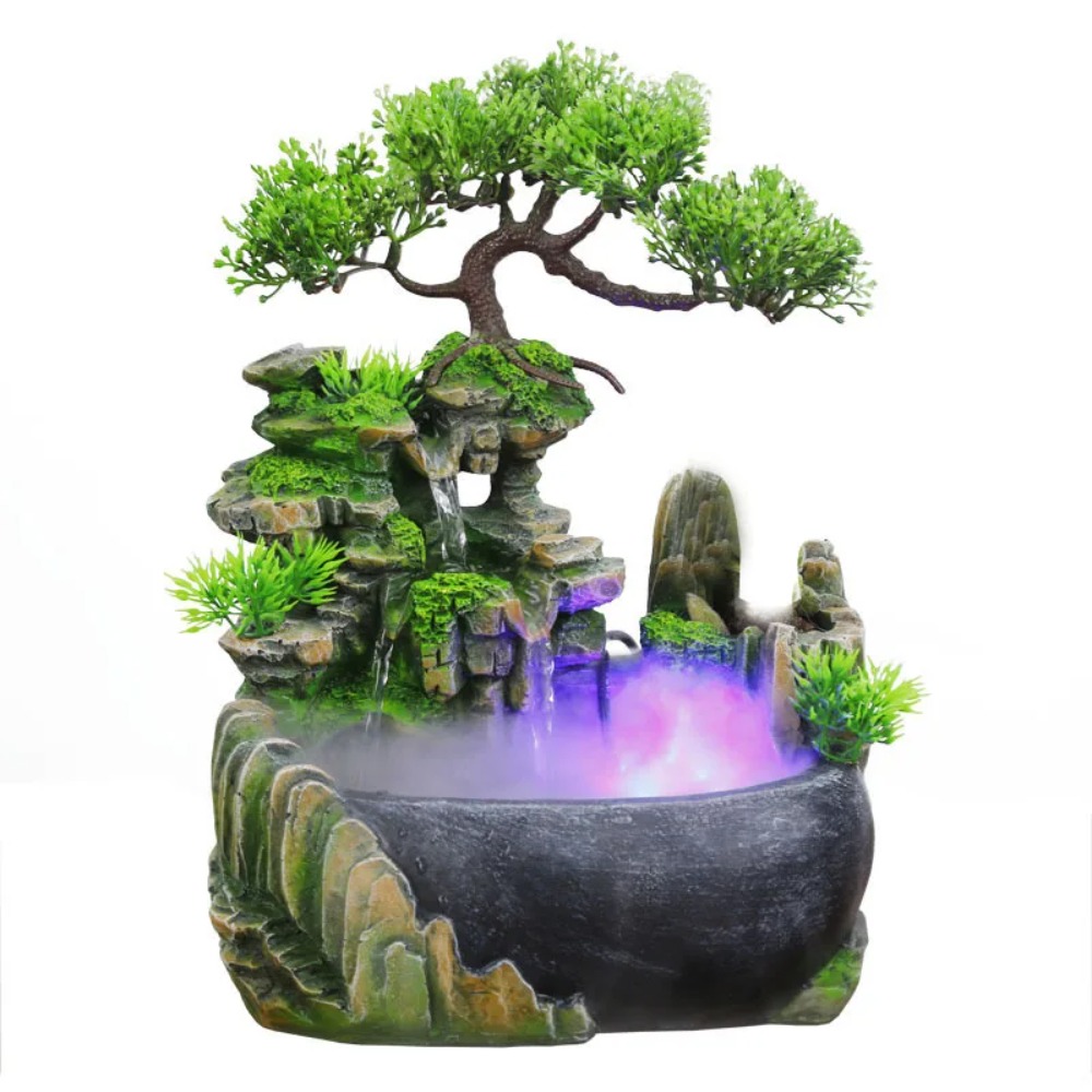 Lighting Decor Company - Wealth Feng Shui Waterfall Fountain with