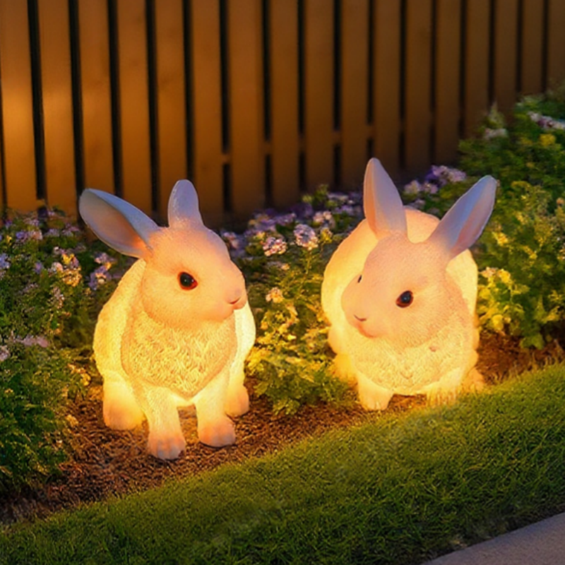 Decor Lighting Floor Lamps - Luminous floor lamp courtyard solar LED