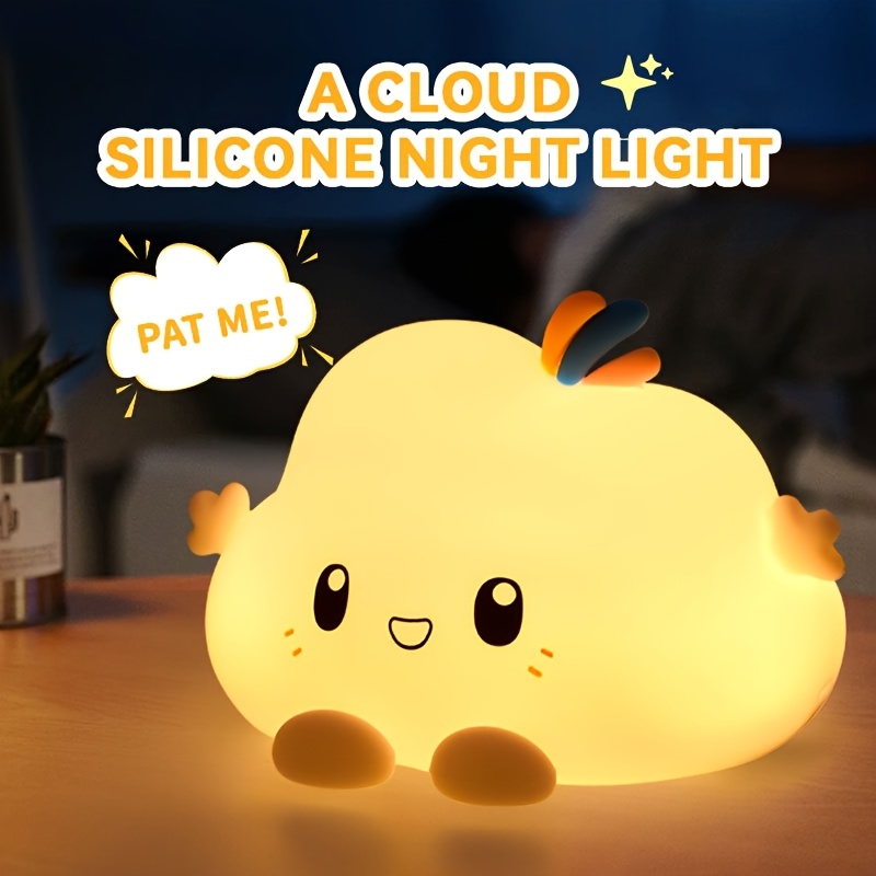 Lighting Decor Home - Cloud Night Light,Touch-Control Dimming, Charging &