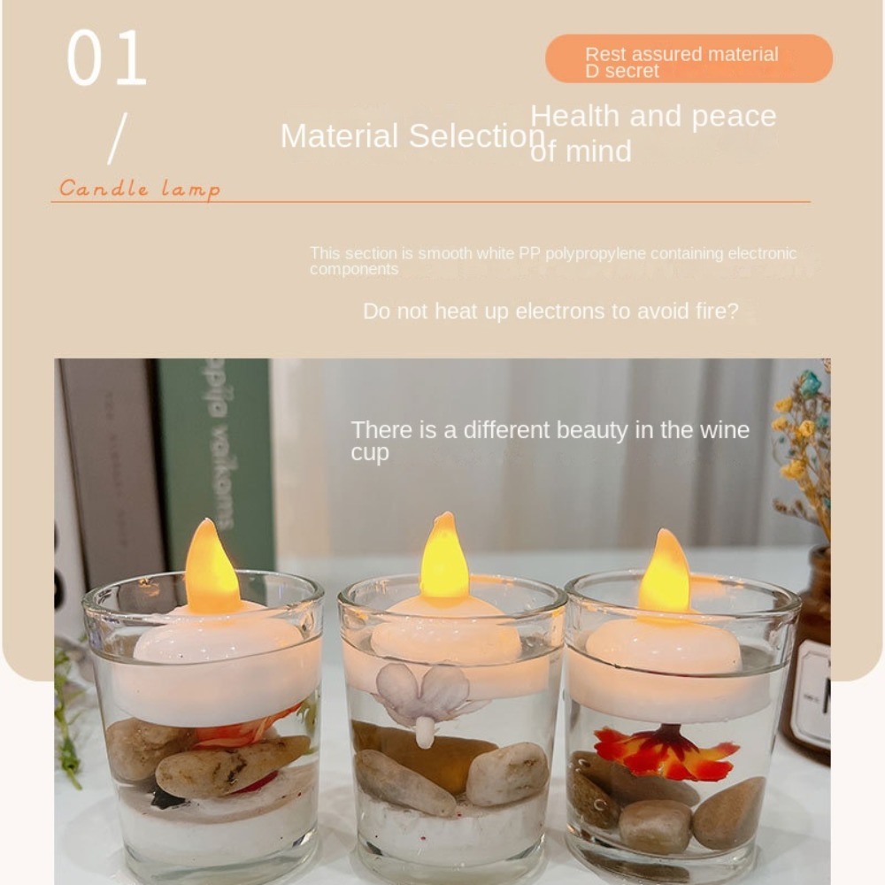 5Pcs Diwali Diya LED Light Flo - Lighting Decoration For Diwali 评论和价格