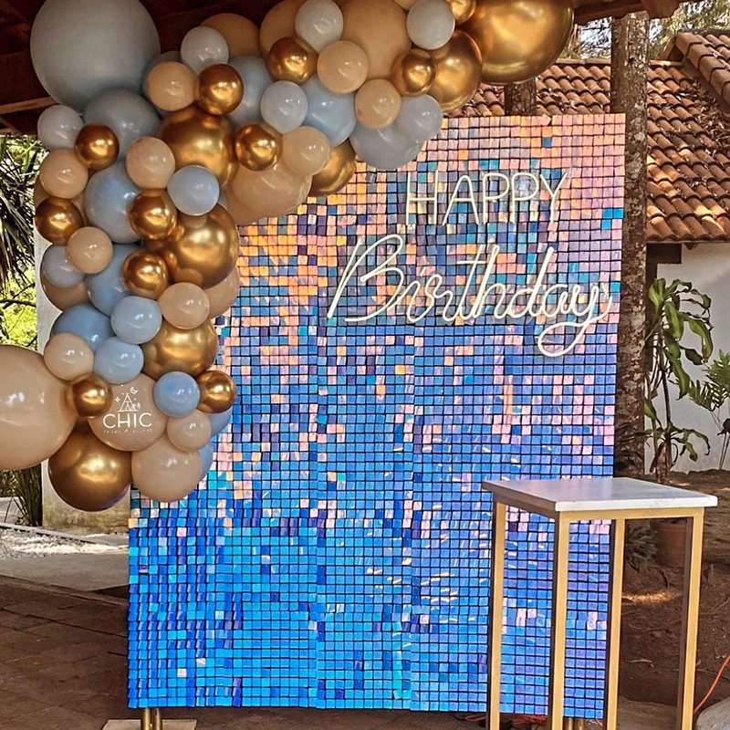 12pcs Light Gold Shimmer Wall  - Lighting Room Decor Photo 评论和价格
