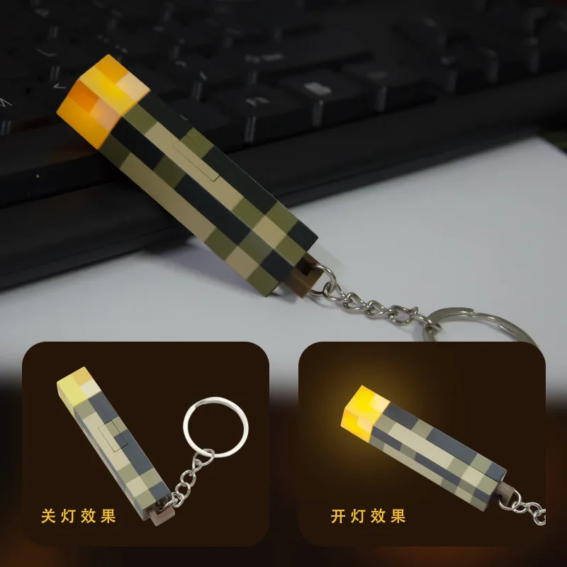Minecrafte Cartoon MC KeyChain - Lighting Decor Minecraft 评论和价格