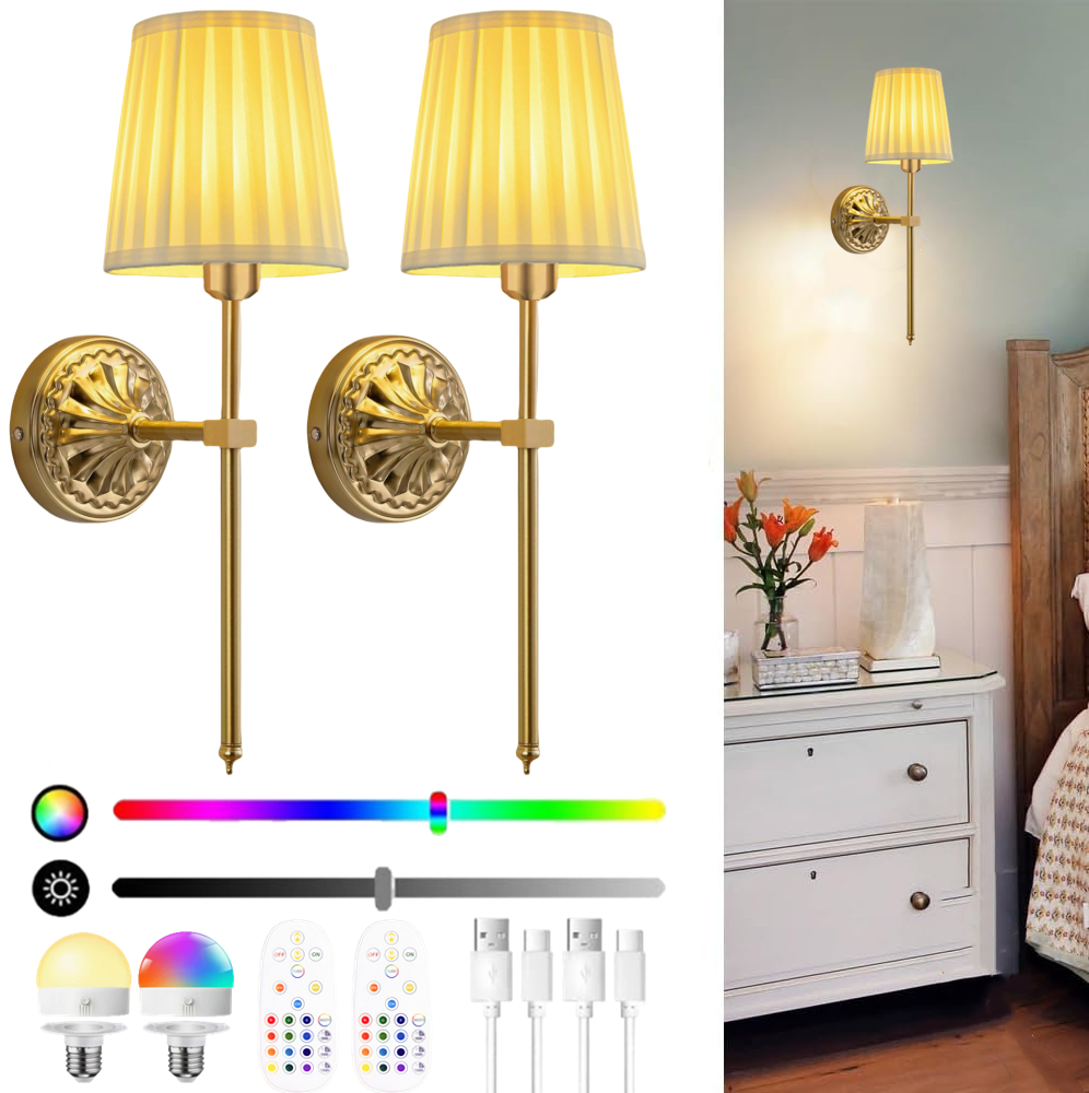 Battery-Powered Wall Light: Re - Touch Dimmer Lamp 评论和价格