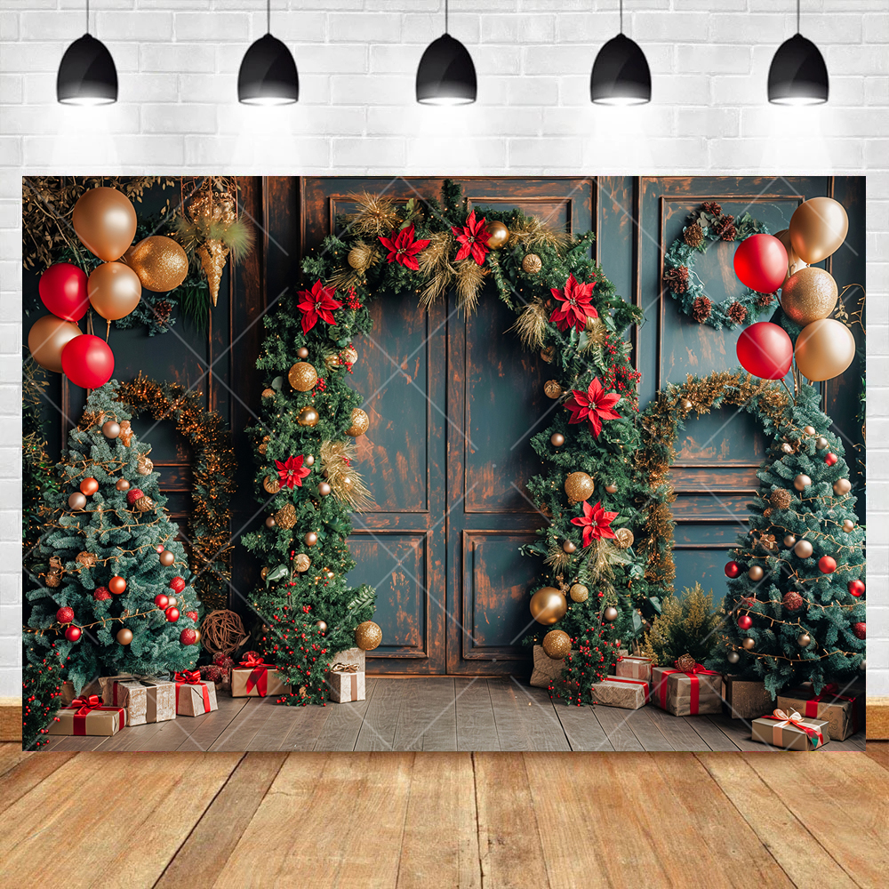 Christmas Interior Arch Window - Lighting Room Decor Photo 评论和价格
