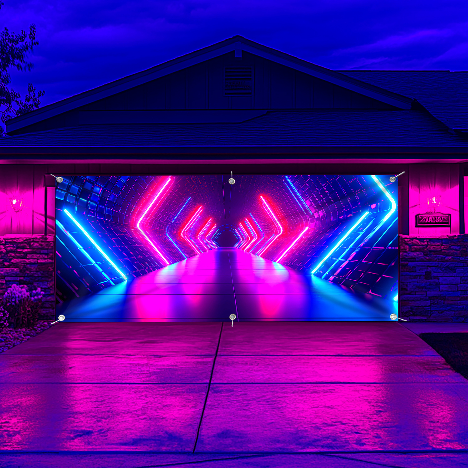 1 PC Creative Future Time Tunn - Garage Lighting Decor 评论和价格