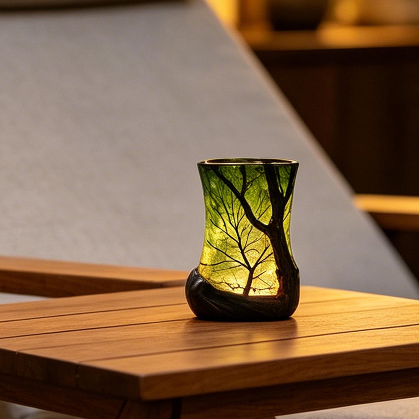 Bedside Table Lamp Forest Nigh - Lighting Decor Home 评论和价格