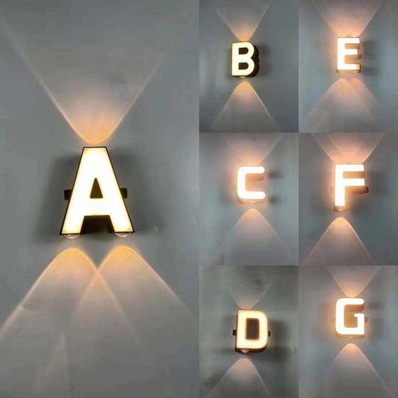 LED Letter Lights Sign 26 Alph - Lighting Decor Company 评论和价格