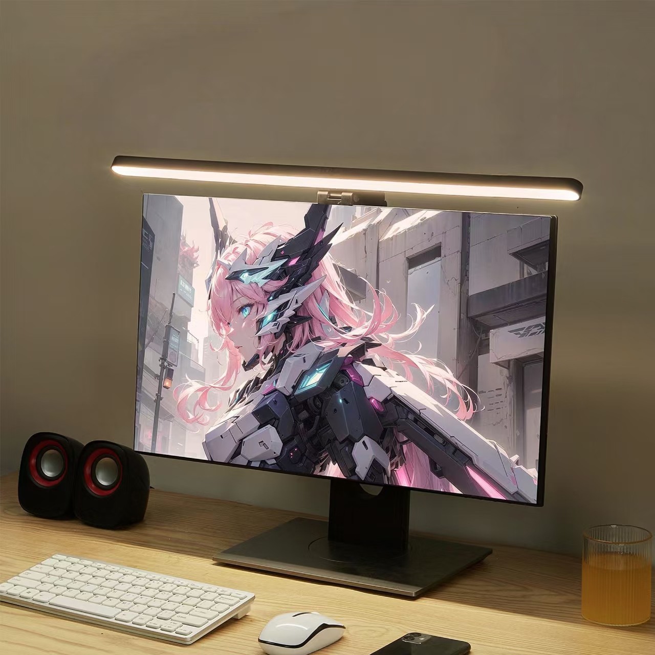 LED Monitor Light Hanging Desk - Touch Dimmer Lamp 评论和价格