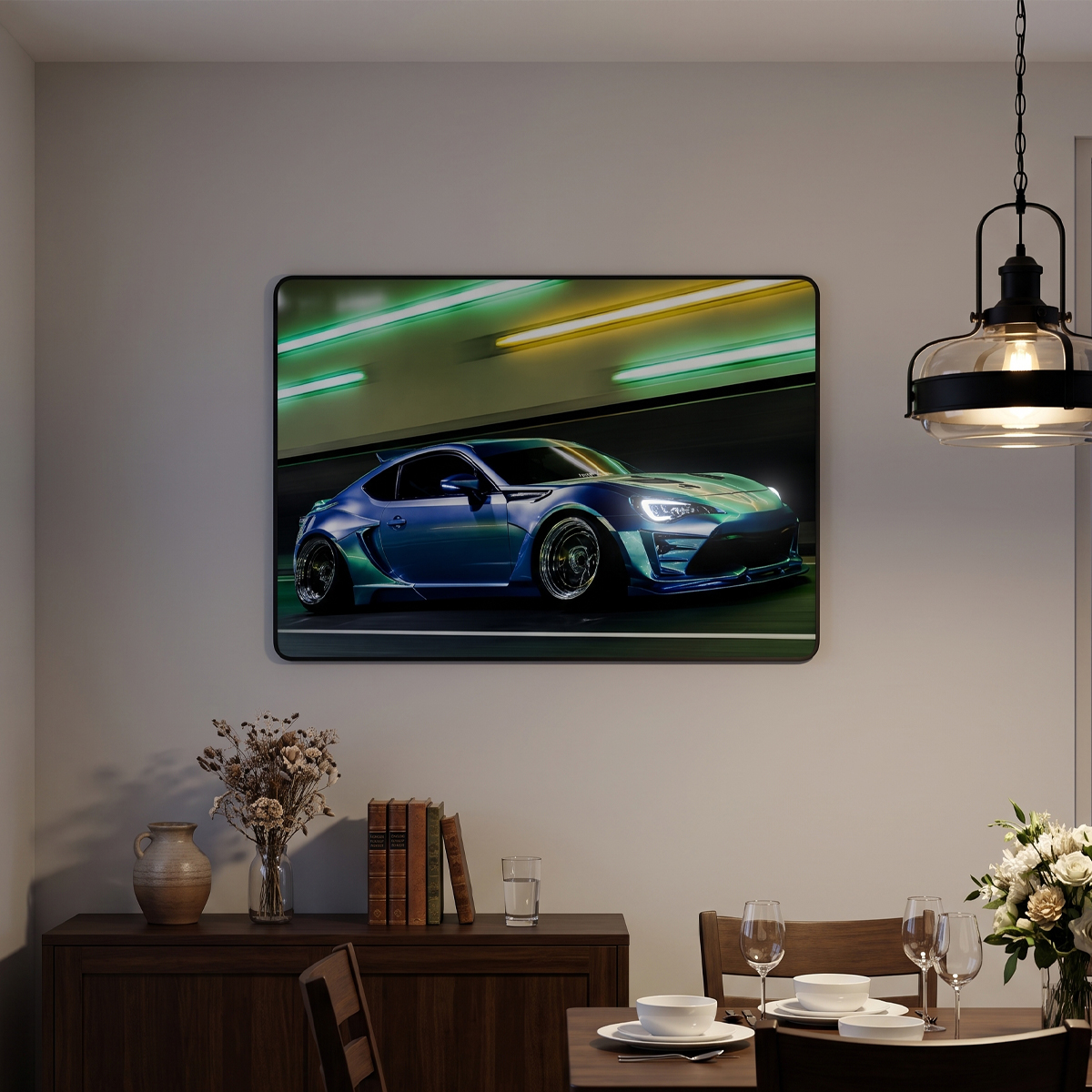 Customizable car art with USB  - Garage Lighting Decor 评论和价格