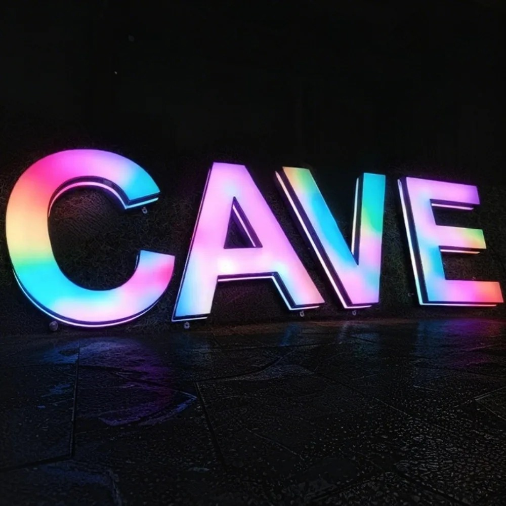 Custom RGB Metal LED Sign Wall - Lighting Decor Company 评论和价格