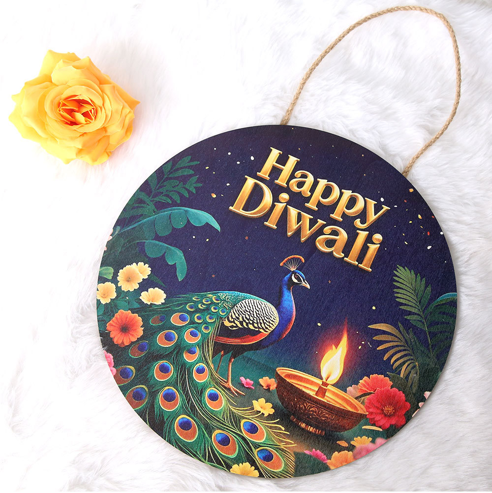 Lotus & Peacock Diwali Decor - - Lighting Decoration For Diwali 评论和价格