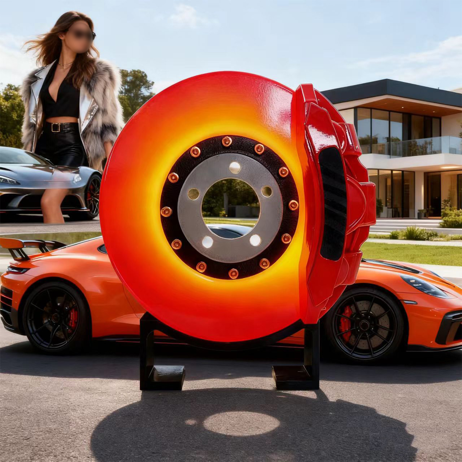 Brake Disc Neon Sign LED Garag - Garage Lighting Decor 评论和价格