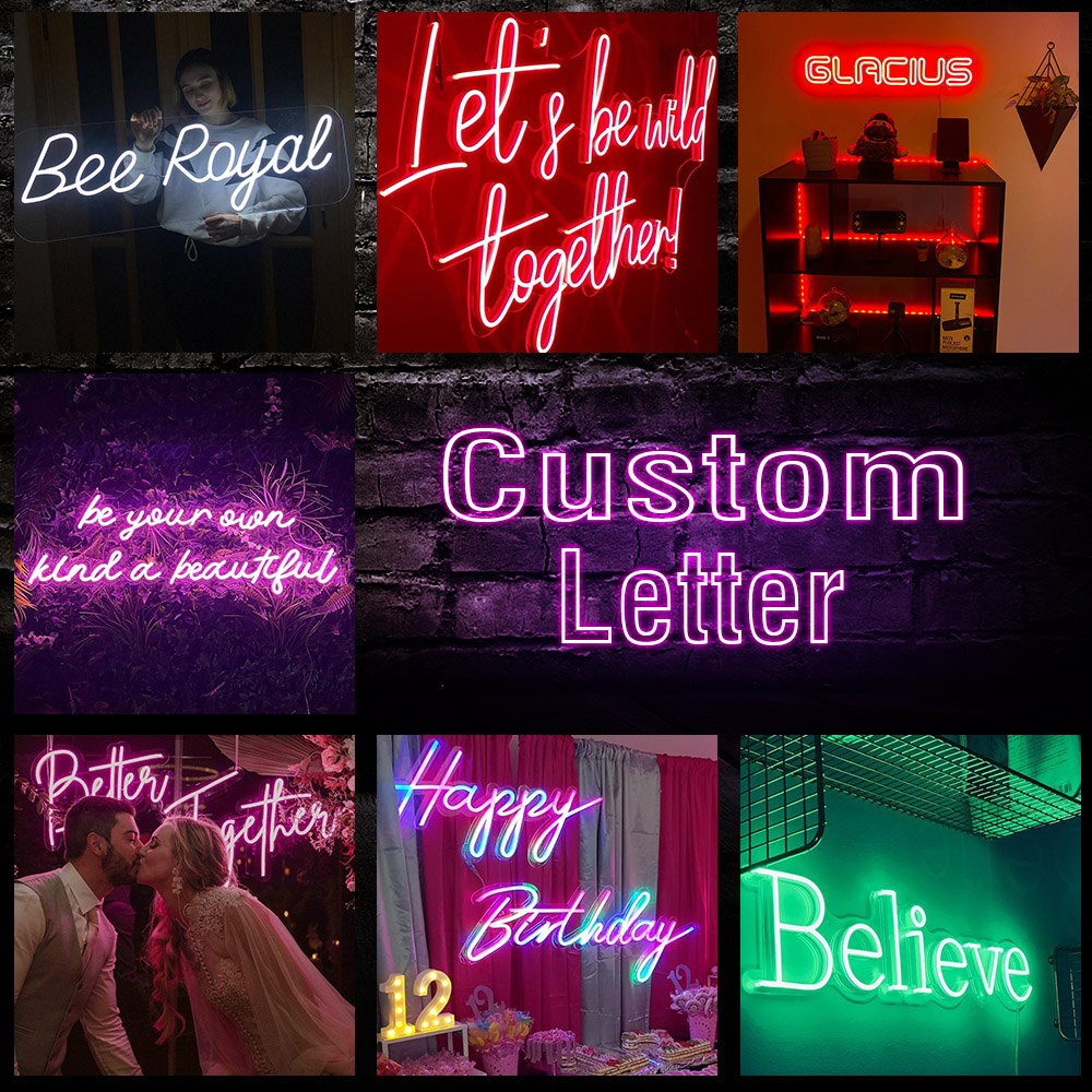 Custom LED Neon Sign Personali - Neon Sign Custom Led 评论和价格