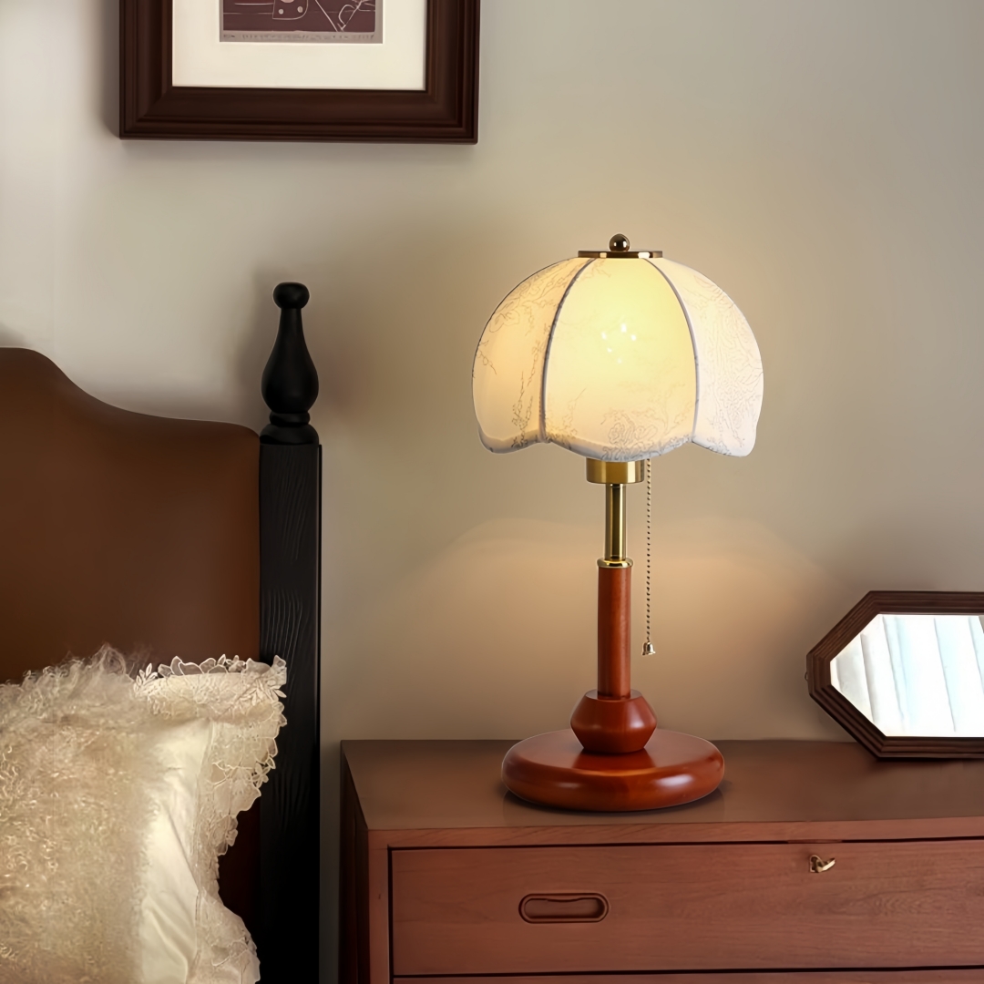 Vintage Scalloped Dome Table L - Lighting Decor Home 评论和价格