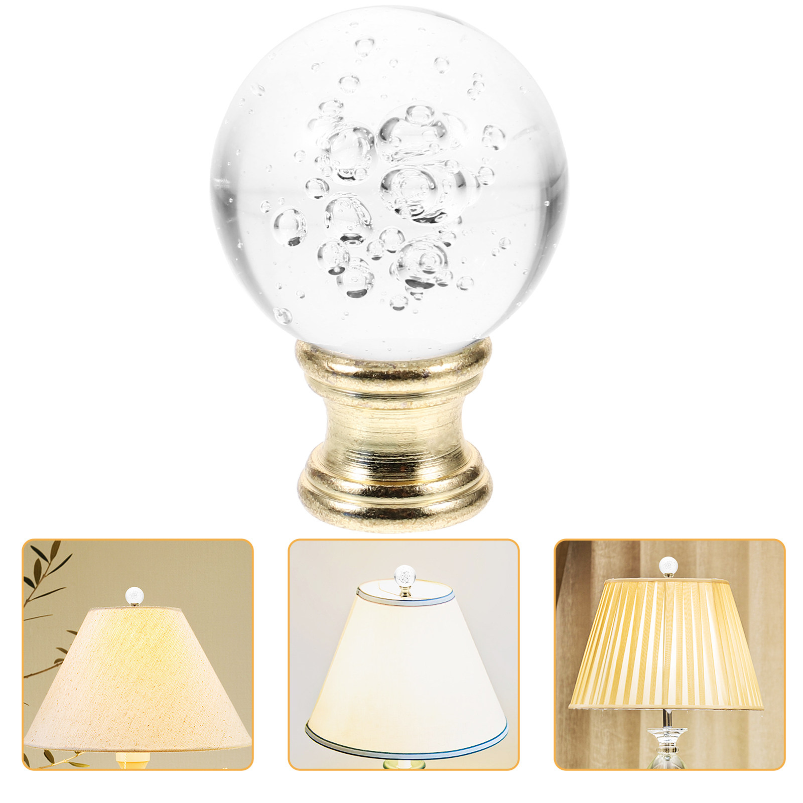 Lamp Shade Holder Harp Ball Sh - Decor Lighting Floor Lamps 评论和价格