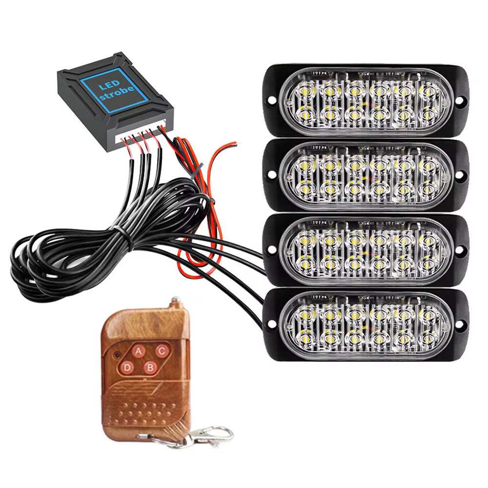 4x12 LED Remote Control Car St - Touch Dimmer Lamp 评论和价格