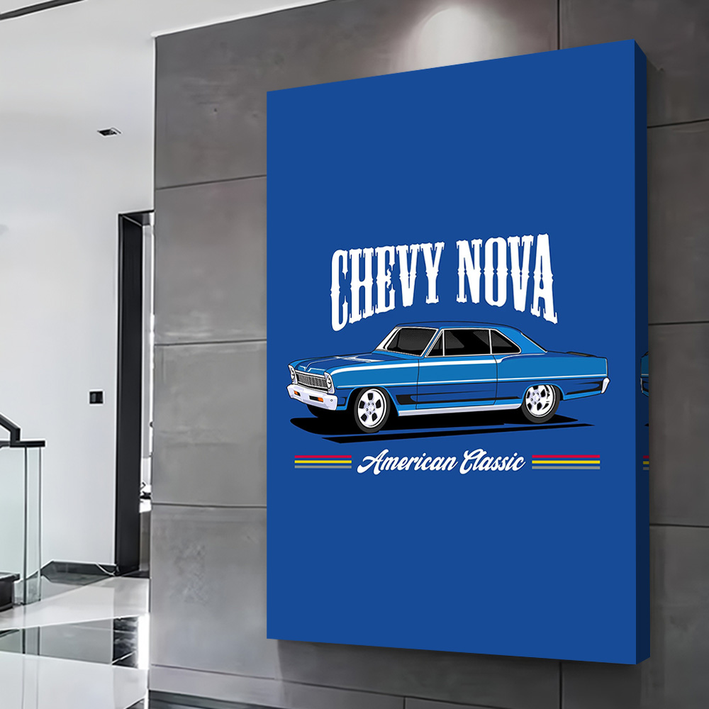 Chevy Nova Classic Cars Printi - Nova Decor & Lighting Juletrelys 评论和价格