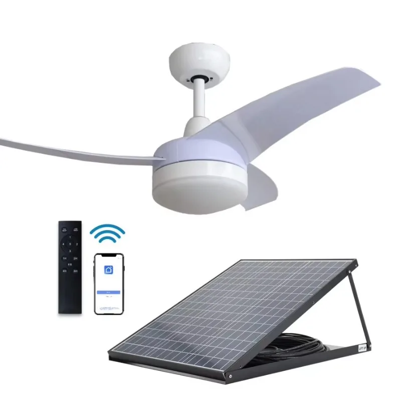 42'' Solar Ceiling Fan with LE - Homestead Lighting & Decor Oconomowoc 评论和价格