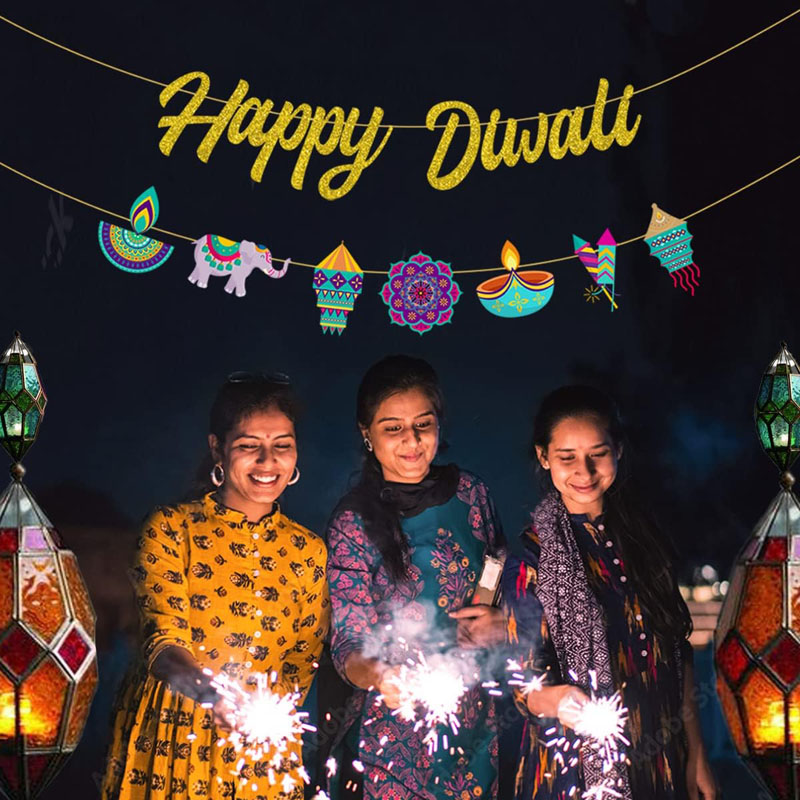Diwali Party Decorations Happy - Lighting Decoration For Diwali 评论和价格