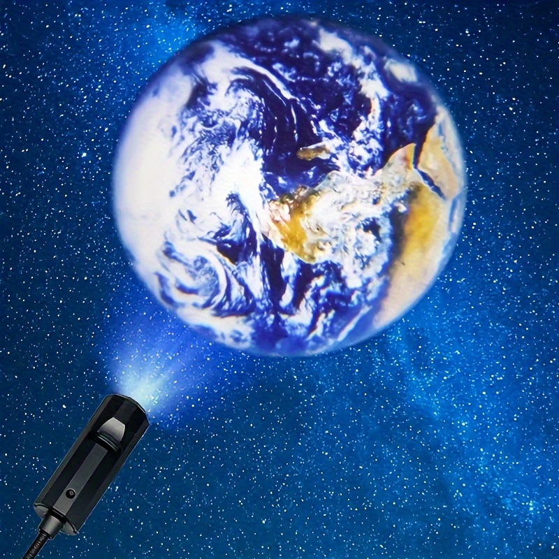 Moon Earth Projector Light USB - Lighting Room Decor Photo 评论和价格