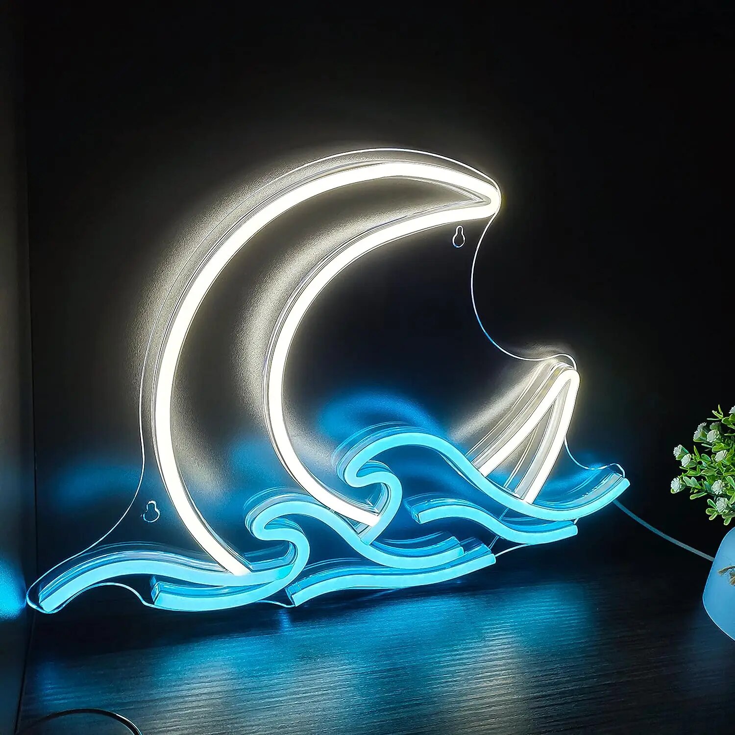 Neon Sign Moon over Sea Neon L - Neon Sign Custom Led 评论和价格