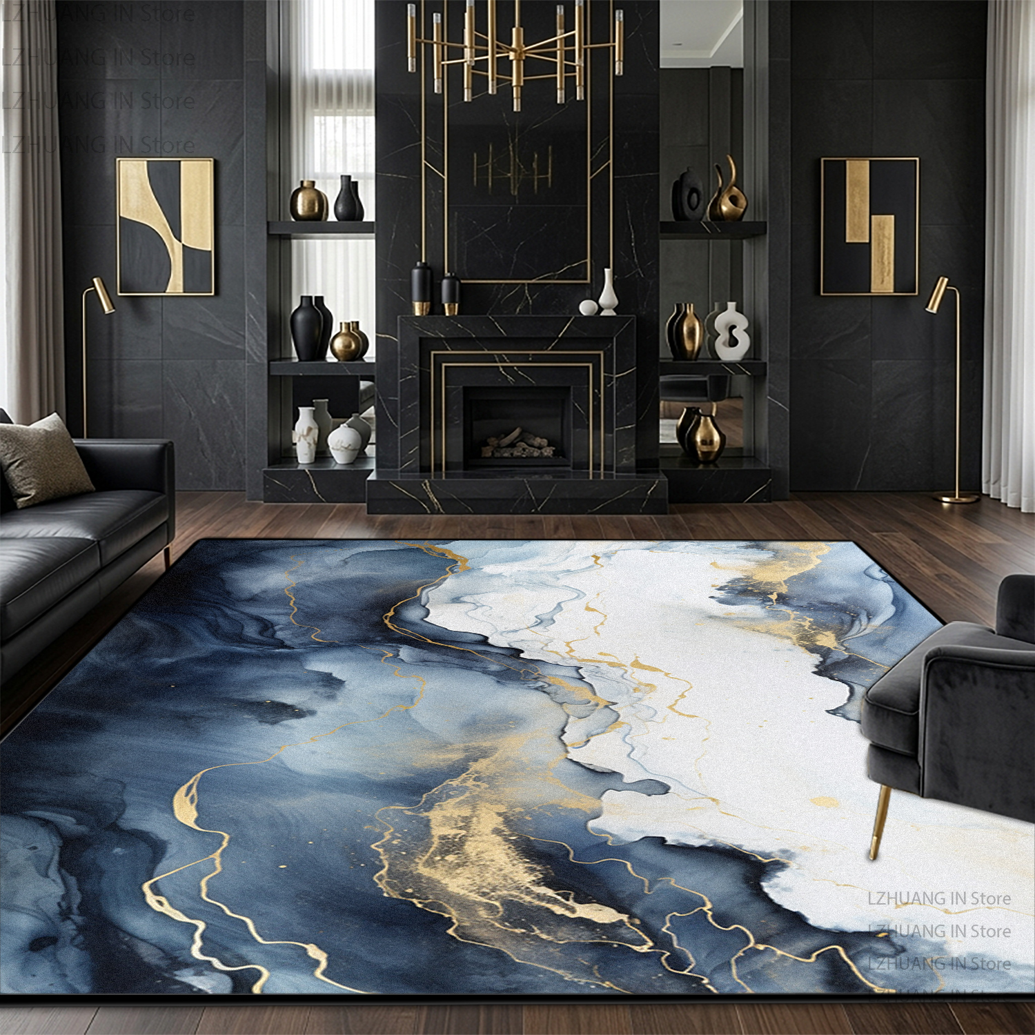 Modern Light Luxury Marble Sty - Garage Lighting Decor 评论和价格