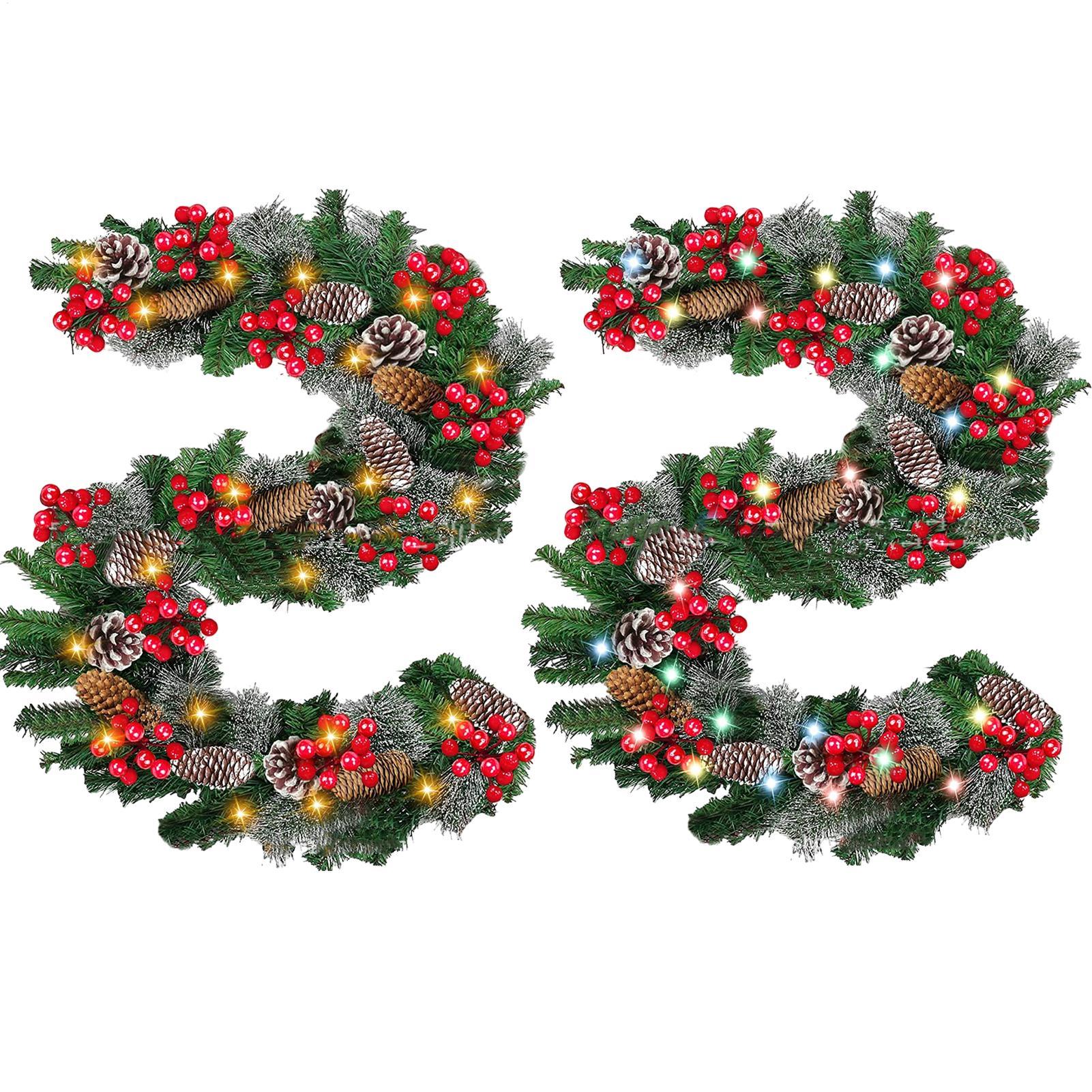 Lighted Christmas Garland Wate - Lighting Decor Company 评论和价格