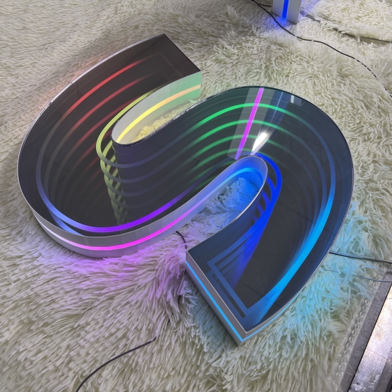 Neon 3D Custom RGB Effect Pane - Neon Sign Custom Led 评论和价格