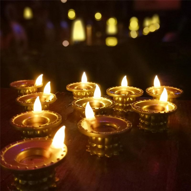 BHBD-Waterproof Flameless Oil  - Lighting Decoration For Diwali 评论和价格