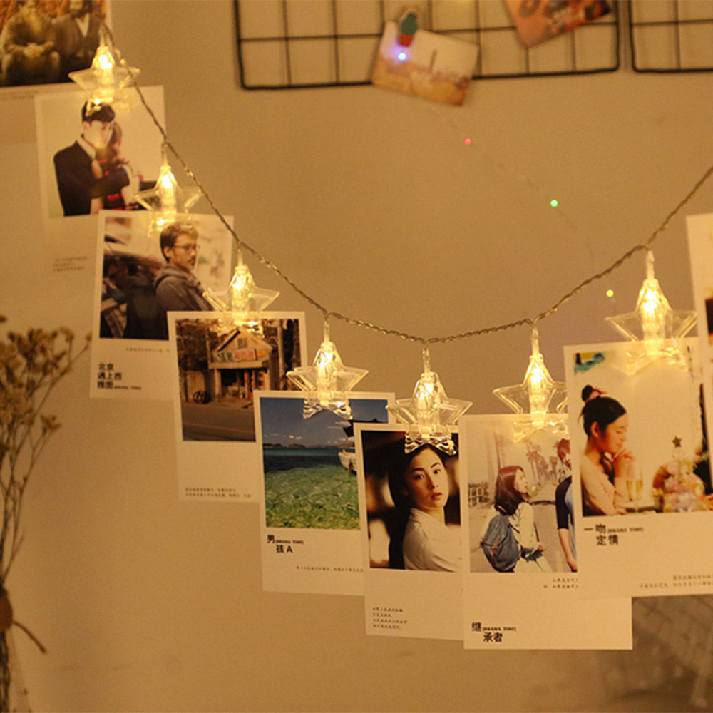 3M 10M LED Star Photo Clip Fai - Lighting Room Decor Photo 评论和价格