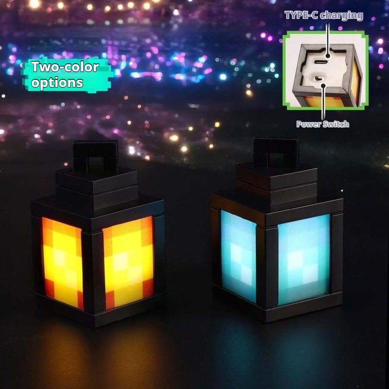 Minecraft Lantern Keychain Min - Lighting Decor Minecraft 评论和价格