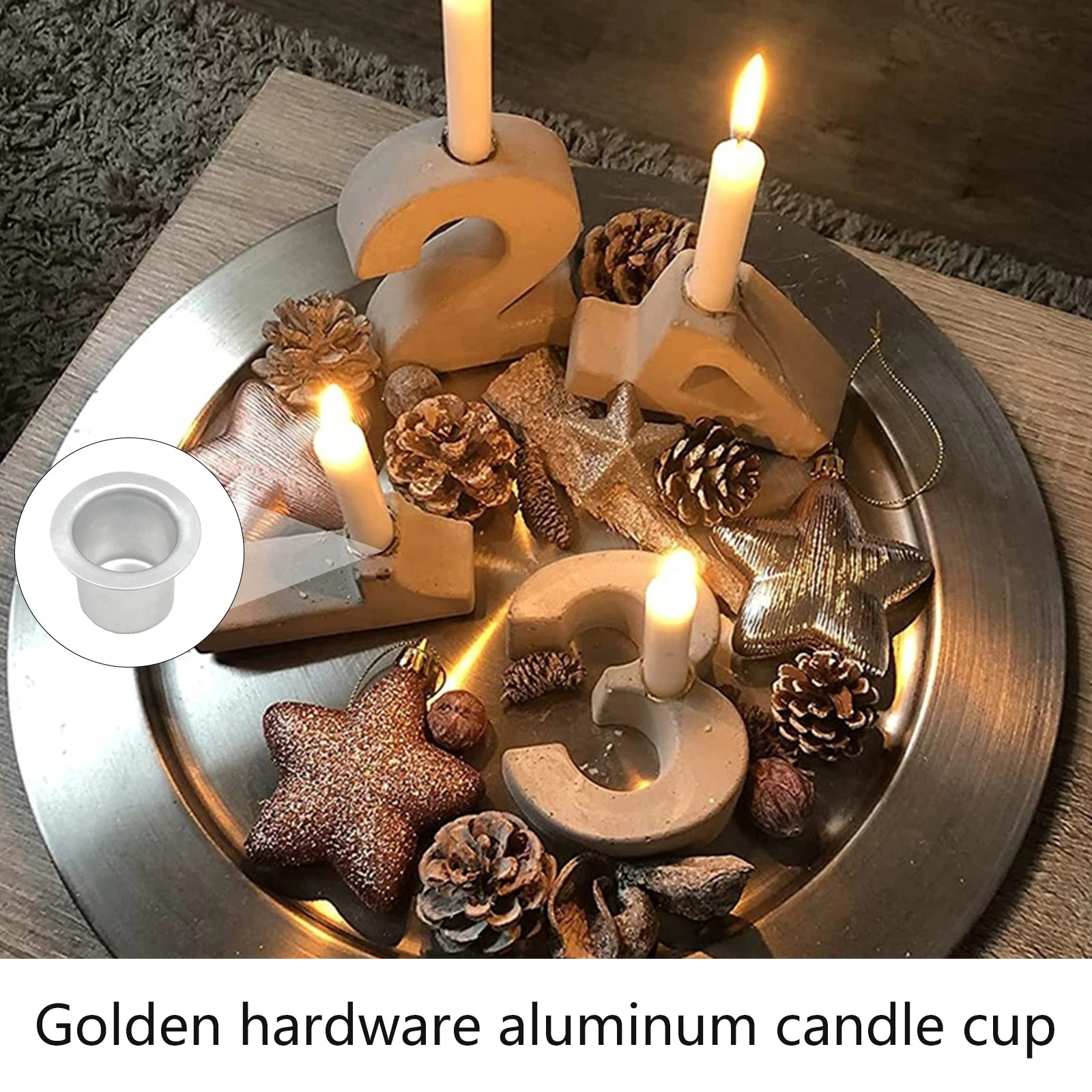 Accessories Candlestick Metal  - Home Decor Lighting Brands 评论和价格