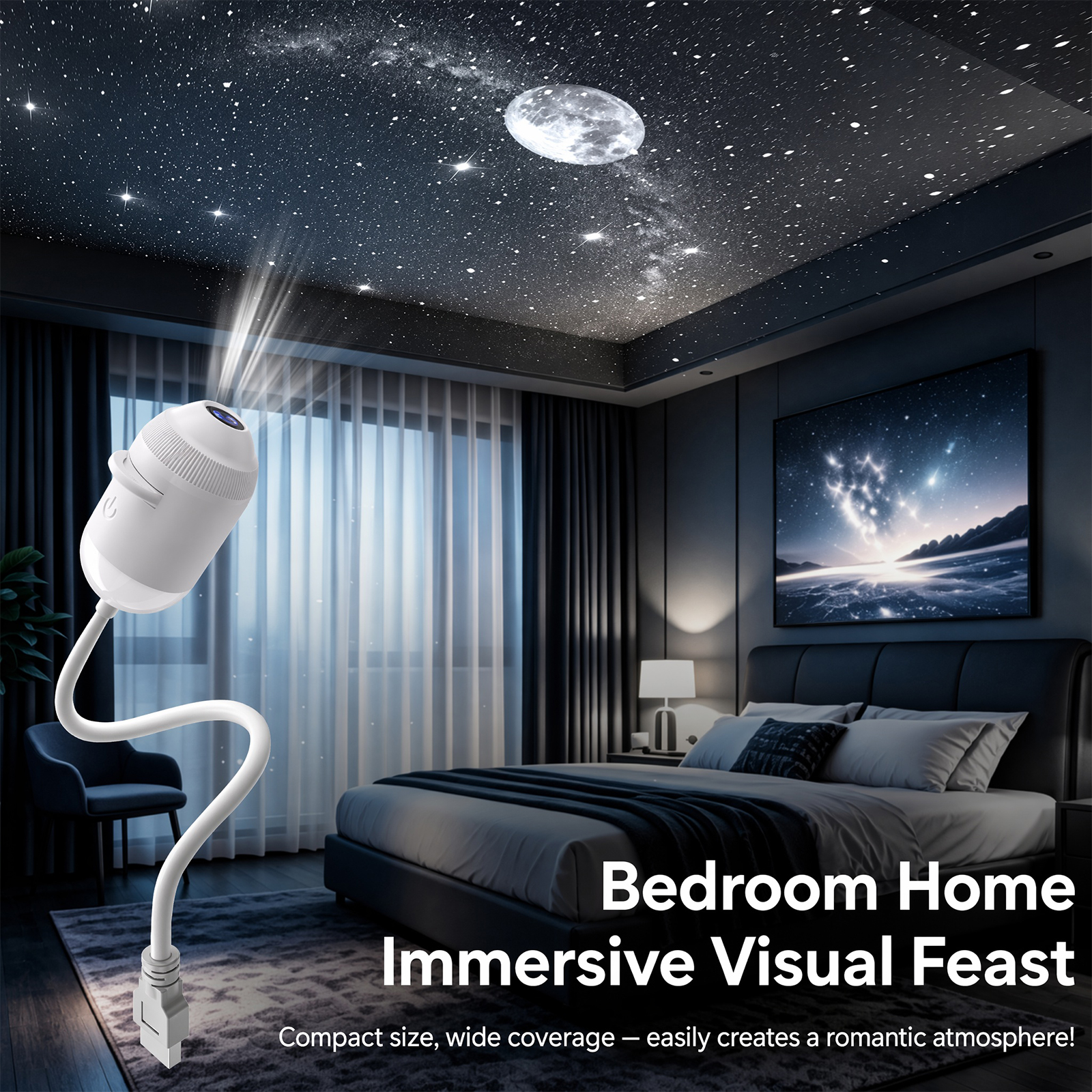 HD Smart Dynamic 5D Holographi - Lighting Decor Home 评论和价格