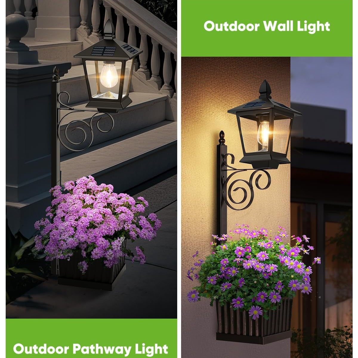 2 in 1 Solar Planter Lamp Wate - Decor Lighting Floor Lamps 评论和价格